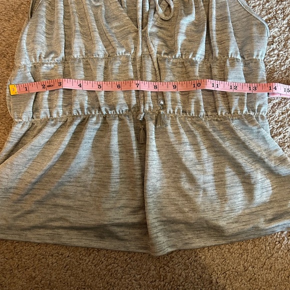 Victoria's Secret Gray Tie Front Tiered Camisole - Picture 7 of 8